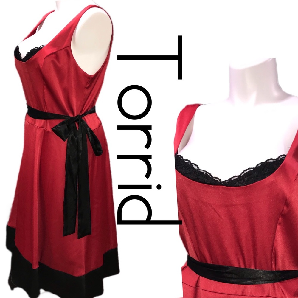 TORRID sz 18 XL Sexy Red Dress